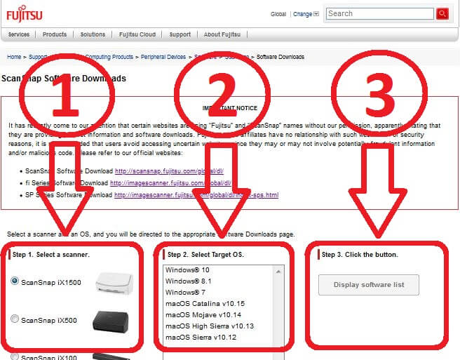 Fujitsu Driver e software