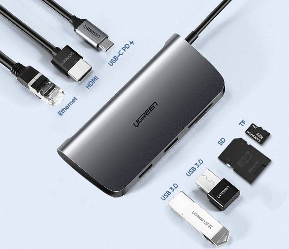 UGREEN Premium 7-in-1 USB-C Hub for MacBook Driver