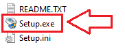 Apri questa cartella e fai doppio clic su [Setup.exe]