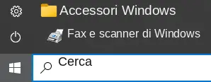 Fax e scanner di Windows