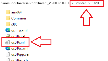 Nella cartella UPD trova il file us016.inf