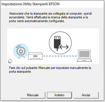 3. Schermate della procedura di installazione del driver della stampante EPSON L18050